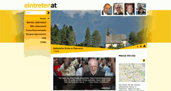 Desktop Screenshot of eintreten.at